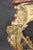 19th Century French Rococo Carved Giltwood Marble Top Console Table For Sale - Image 13 of 14