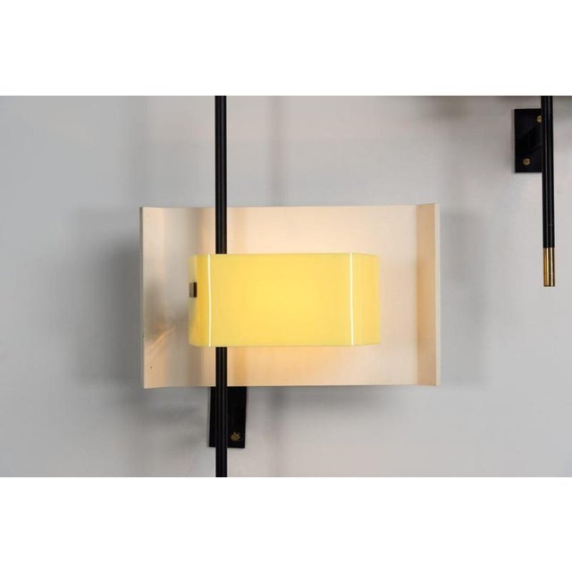 Model 2020 Wall Lamps attributed to Bruno Gatta for Stilnovo, Italy, 1955, Set of 2 For Sale - Image 6 of 16