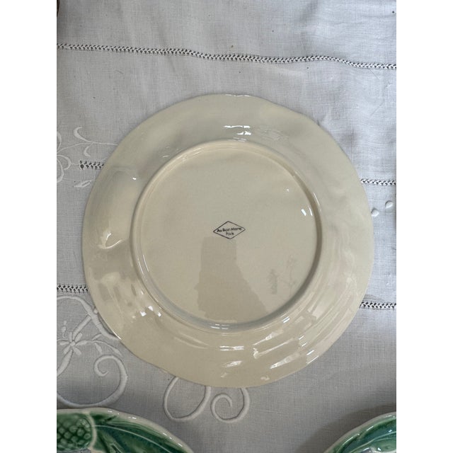 Asparagus Plates in Earthenware with Paris Decor from Au Bain-Marie, Set of 8, in Very Good conditions. Designed 1980 to 1989