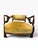 Victorian Late Victorian Carved Mahogany Armchair in Gold Velvet, Circa 1890–1910 For Sale - Image 3 of 12