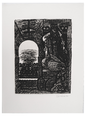 Marcel Gromaire, Shakespeare, Lady Macbeth, 1958, Original Etching