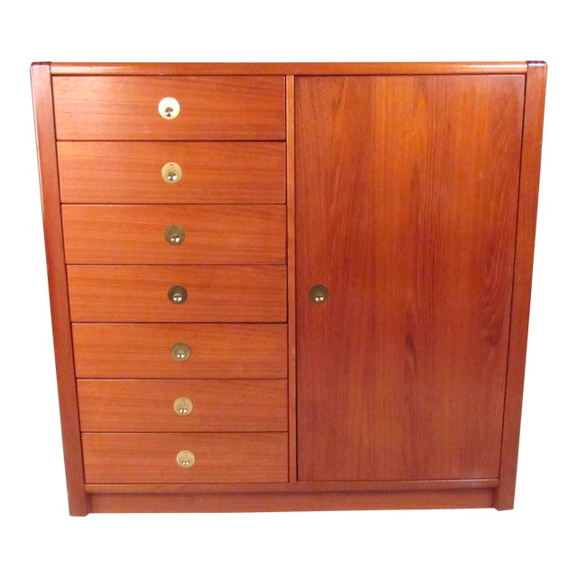 MidCentury Modern Teak Gentleman's Chest Chairish