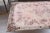 Vintage Turkish Hand-Knotted Wool Cotton Pink Area Rug For Sale - Image 9 of 11