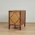 Pair of Vintage British Colonial Faux Bamboo and Grasscloth Stands For Sale - Image 9 of 15