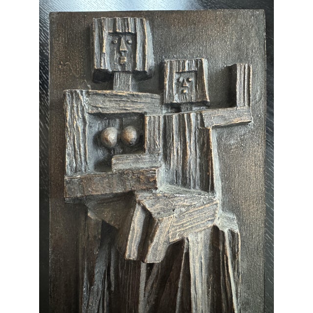 1970s Percz János, Cubist Sculpture in Bronze For Sale - Image 5 of 8