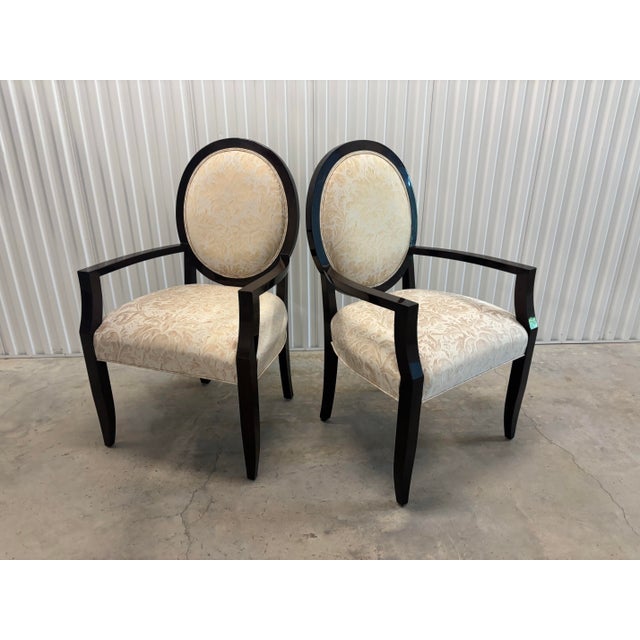 J. Robert Scott Arm Chairs- Set of 2 For Sale - Image 11 of 11