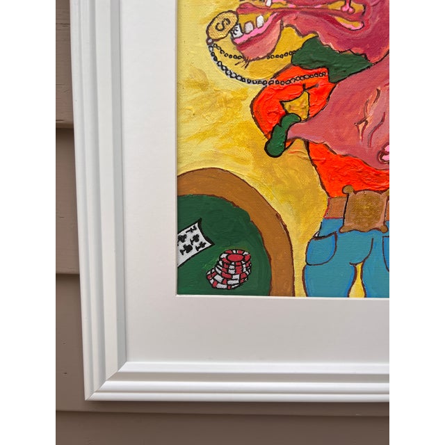 Original Serg Graff "PigMaster" – Unique Surreal Naïve Fantasy Acrylic Artwork For Sale - Image 4 of 11