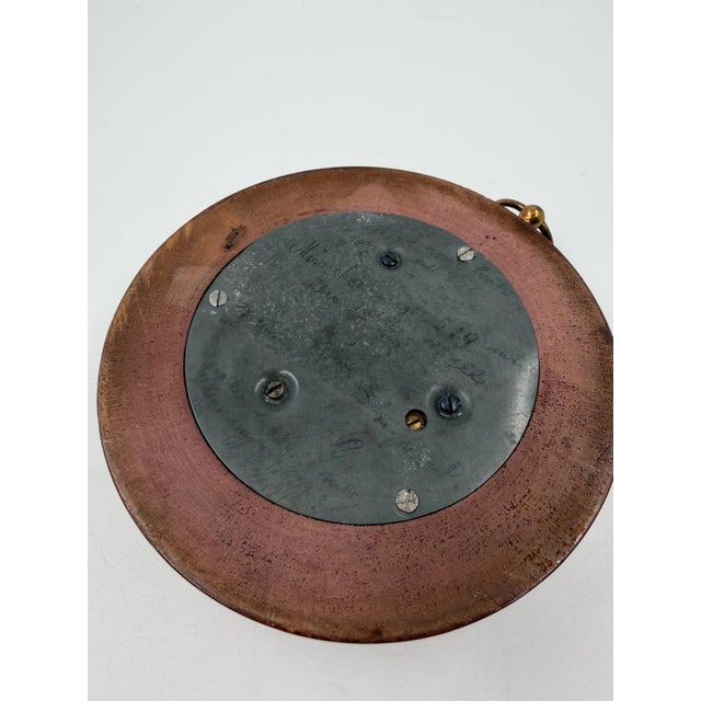 Aneroid Barometer in Wooden Frame, 1950s For Sale - Image 13 of 14
