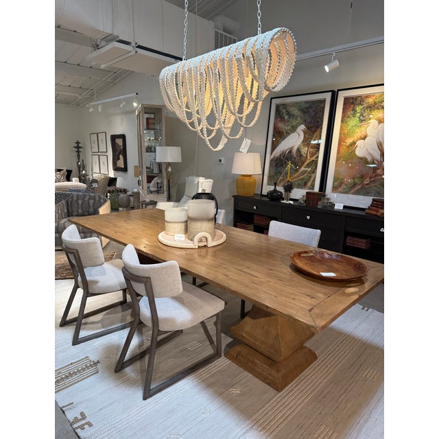 Discover the perfect blend of tradition and timeless design with the Euro Classic Custom Double Pedestal Dining Table in...