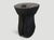Andrianna Shamaris Charred Minimalist Teak Wood Pedestal or Side Table For Sale - Image 12 of 18