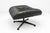 Black Set of Lounge Chair with Ottoman by Charles Eames for Vitra For Sale - Image 8 of 11