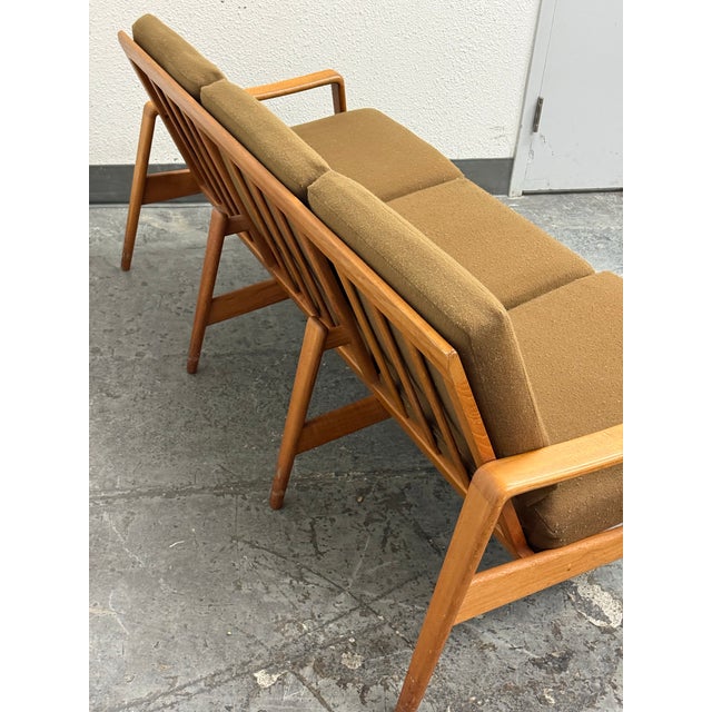 Brown Komfort Danish Three Seat Sofa, Circa 1960's For Sale - Image 8 of 12