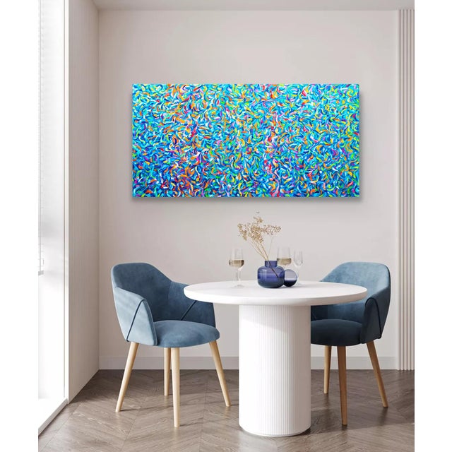 Artist Andrei Sitsko "Reflection in the Water" Modern Original Painting For Sale - Image 13 of 13