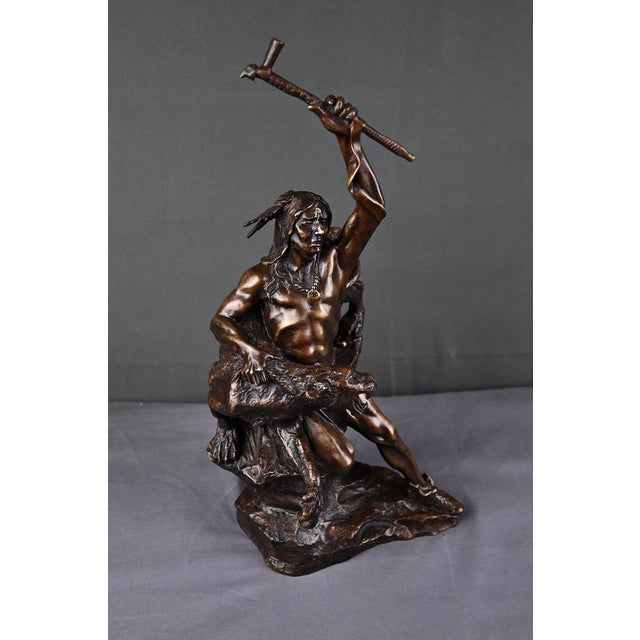 Bronze of a Warrior, 1970s For Sale - Image 17 of 18