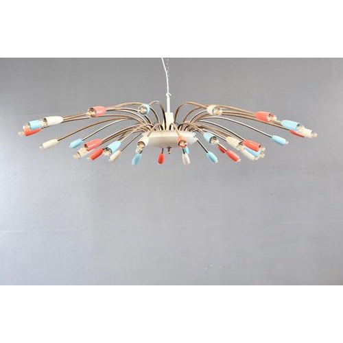 1960s Mid-Century Sputnik Chandelier 1960s For Sale - Image 5 of 10