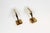 Beautiful and high-quality set of wall lamps in solid brass and glass by Fagerlund for Orrefors, Sweden. In very good...
