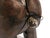 Dimitri Omersa Leather Hippopotamus Footstool With Original Label For Sale - Image 9 of 9