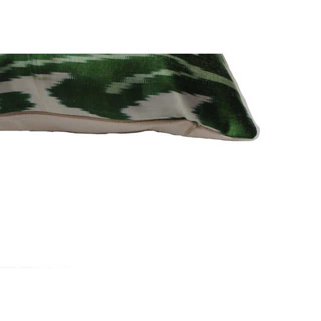 Contemporary Contemporary Handmade Silk Ikat Pillow For Sale - Image 3 of 7
