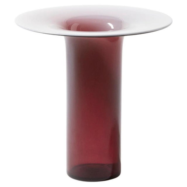 Modern Ametista Sfumato Vase in Hand-Blown Glass from Cassina Silvan For Sale - Image 12 of 12