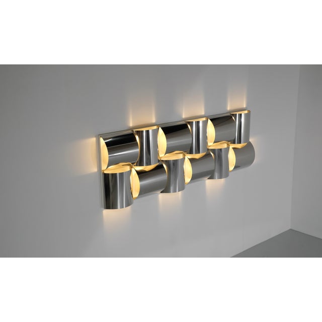 Stainless Steel and Metal Wall Light, 2010s For Sale - Image 9 of 18