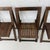 Vintage Wooden Folding Chairs by Aldo Jacober for Alberto Bazzani, 1960s, Set of 3 For Sale - Image 12 of 18
