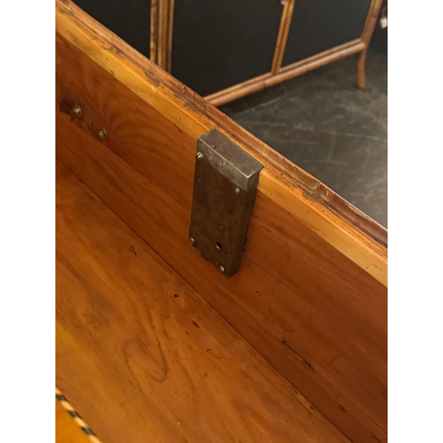 Brown 19th C. German Biedermeier Walnut Chest For Sale - Image 8 of 9