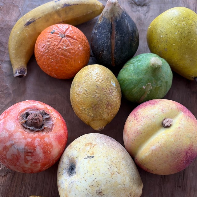 Mid-Century Italian Alabaster Stone Fruit - 11-Piece Curated Collection For Sale - Image 9 of 11