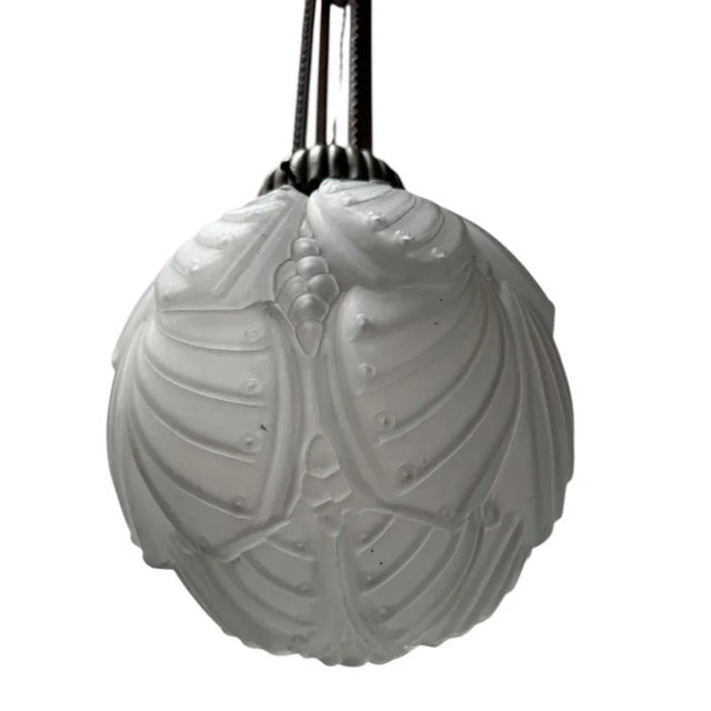 Art Deco Pendant Light by Muller Frères, 1930s For Sale - Image 10 of 13