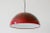 Large Mid-Century Modern Enameled Dome Pendant Lamp, 1960s For Sale - Image 9 of 17