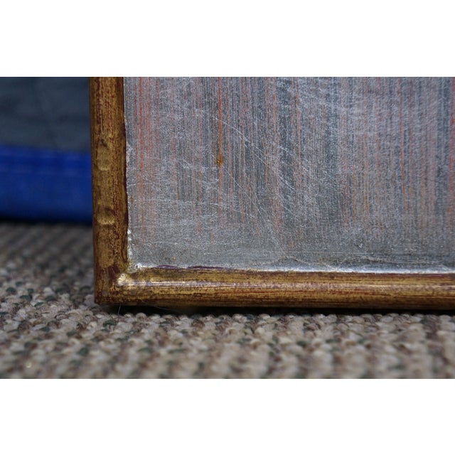 3 Chinoiserie Gold Silver Metallic Tropical Bird Crane Leaf Vine Hanging Panels 63" For Sale - Image 15 of 17