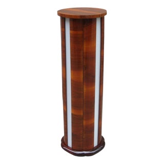 Art Deco Illuminated Pedestal For Sale