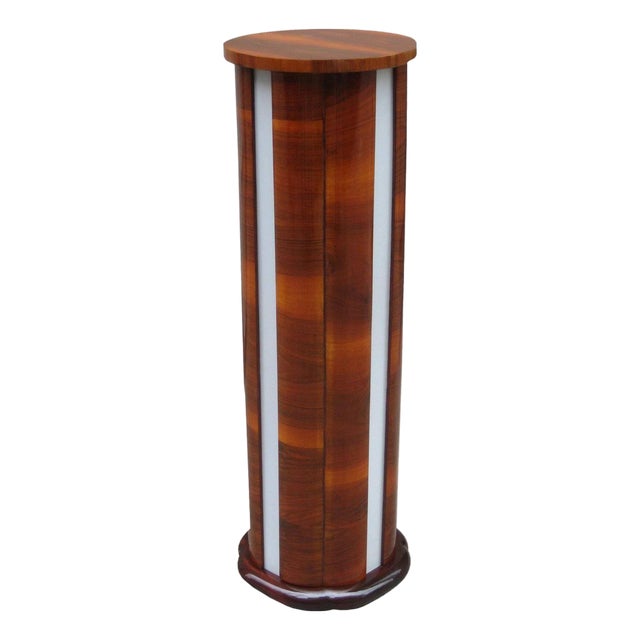 Art Deco Illuminated Pedestal For Sale
