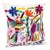 Mexican Otomi Textile Hand Embroidery Pillow 16" W For Sale