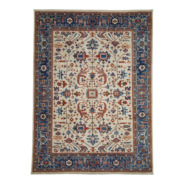 Oriental Handmade Rug 8'11" x 12'2" #17786 For Sale