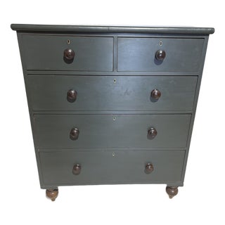 Antique Two Over Three Drawers - Painted Chest of Drawers From England For Sale