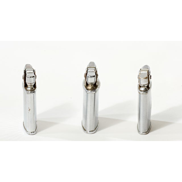 Art Deco Collection of 3 Vintage Ronson Pocket Lighters For Sale - Image 3 of 5