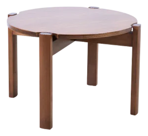Vintage Italian Coffee Table with Plywood Top, 1960s