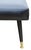 Mid-Century Black Vinyl Stool, 1950s For Sale - Image 6 of 9