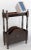 English Antique English Carved Oak Library Book Trough and Magazine Rack Stand For Sale - Image 3 of 11