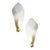Sanded Murano Leaf Wall Sconces by Simoeng, Set of 4 For Sale - Image 6 of 9