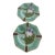 2 Majolica Aqua Plates For Sale