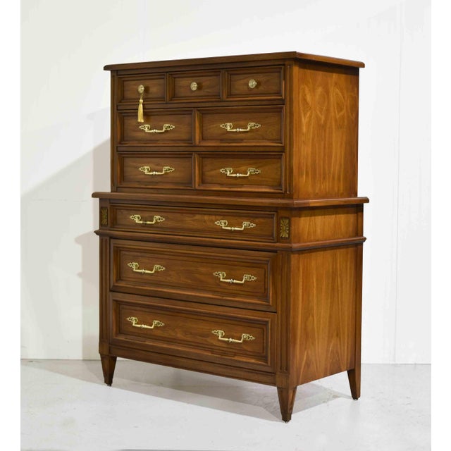 A refined take on mid century storage, this six-drawer chest by White Furniture blends classic lines with a lighter, more...