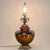 1960s Hollywood Regency Brown Glass Urn Table Lamp, Crystal Prisms, 32 Inch For Sale - Image 6 of 18