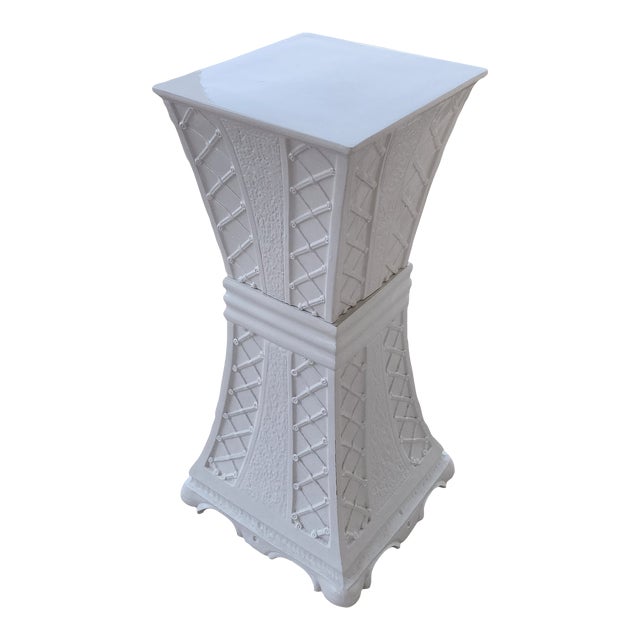 Vintage Italian Ceramic Pedestal For Sale