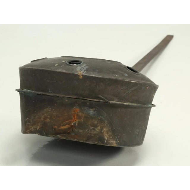 Antique French bed warmer was a common item throughout the world, where the winters were cold and especially so in Europe....