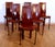 Original set of six Lara dining chairs designed by Giorgio Cattelan and produced by Cattelan Italia in 1984. The Lara...