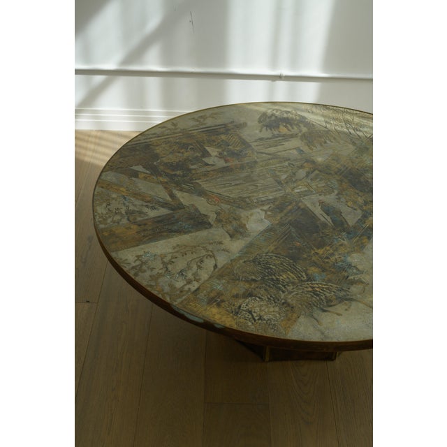 Beautiful 1965 example of the 'Chan' coffee table by the iconic father and son duo, Philip and Kelvin Laverne. This table...
