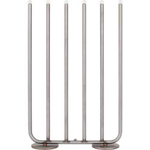 Large Raw Iron December Table Lamp by Sabina Grubbeson for Konsthantverk For Sale - Image 4 of 5