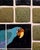Mid 20th Century Catalina & Malibu Tile Mosaic W/ Parrot Bird Motif -Framed in Wrought Iron For Sale - Image 5 of 15