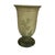 Farmhouse Vintage Hand Painted Pottery Pedestal Vase For Sale - Image 3 of 6